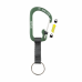 Chaveiro de alumínio Nite Ize SlideLock Key Ring verde oliva